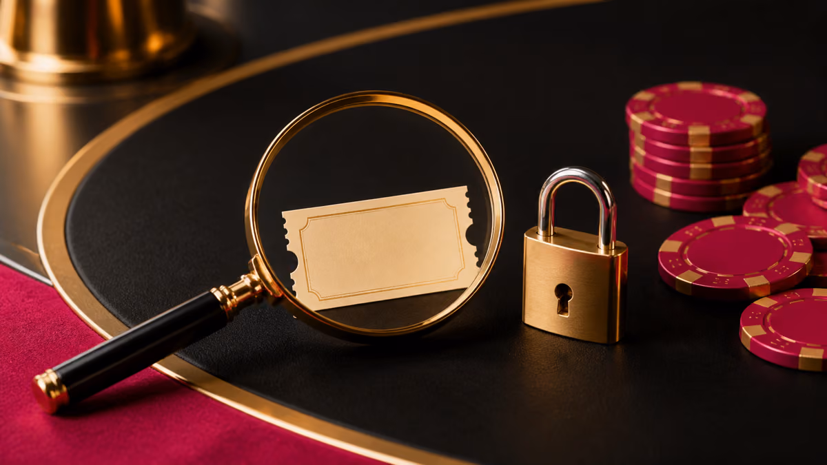Illustration bonus sans dépôt DelOro Casino avec vérification de disponibilité
